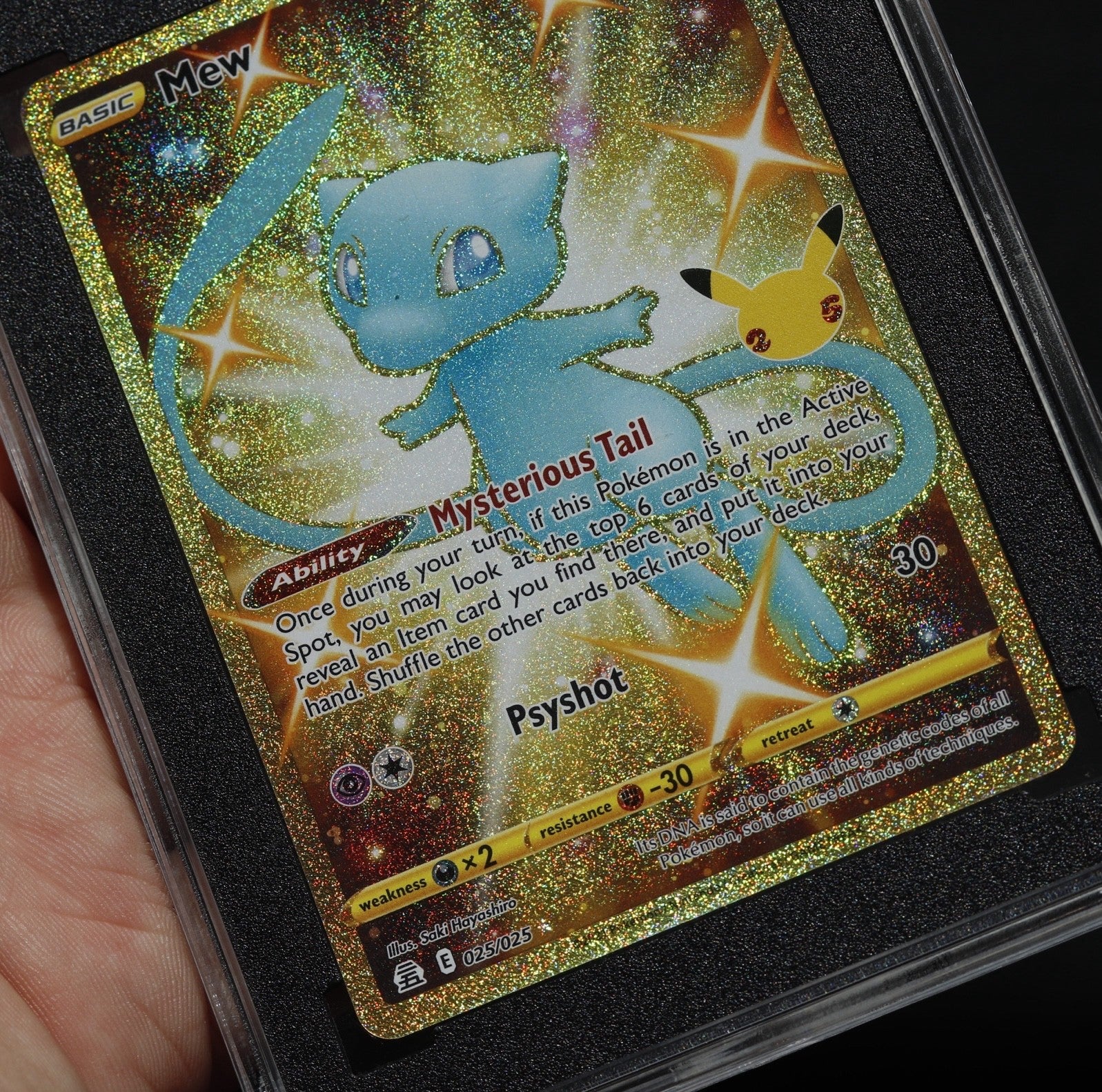 2021 Pokemon Celebrations Mew SECRET RARE SGC 10 GEM MINT SWSH 025/025