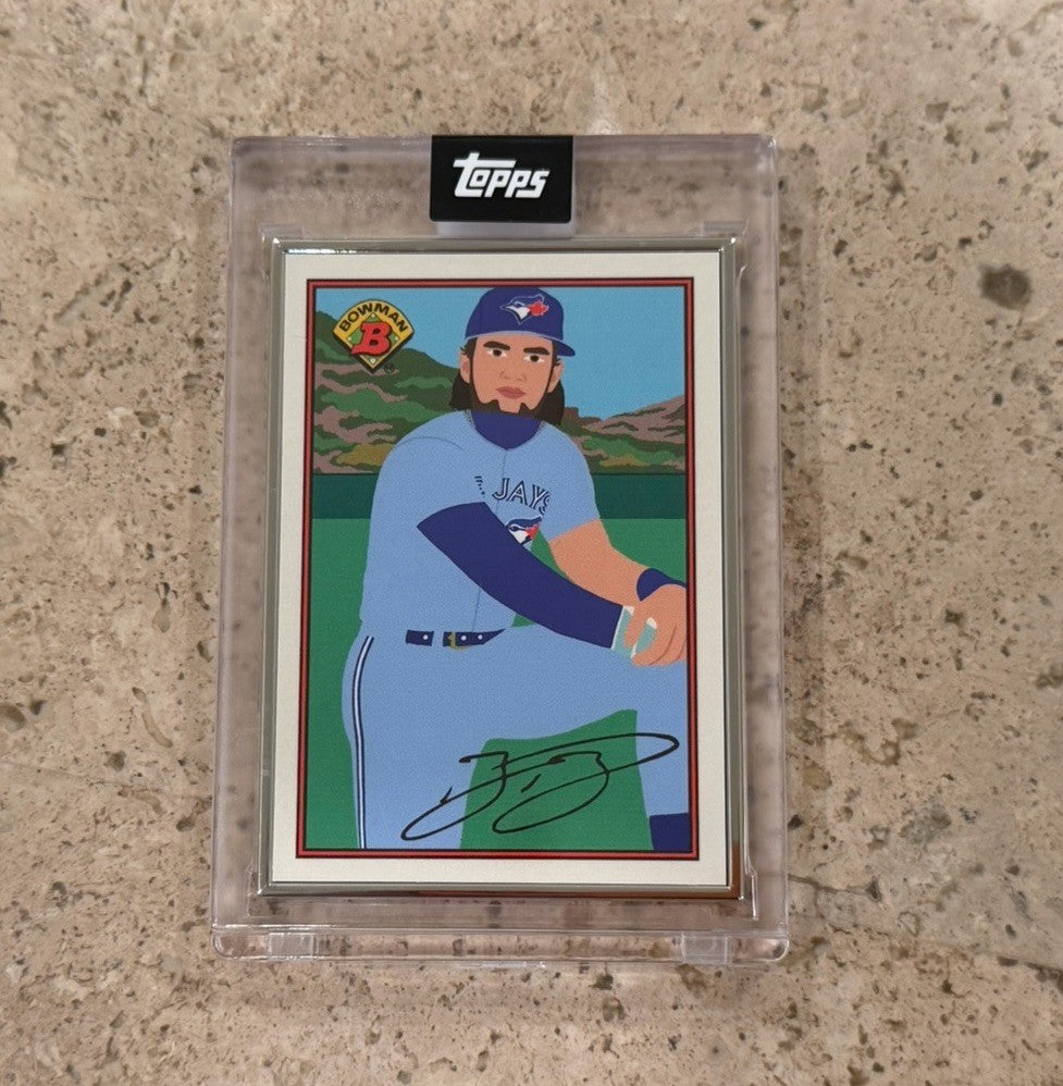 Topps 2021 Baseball 1989 Bowman Keith Shore #35 Bo Bichette Artist Proof /89