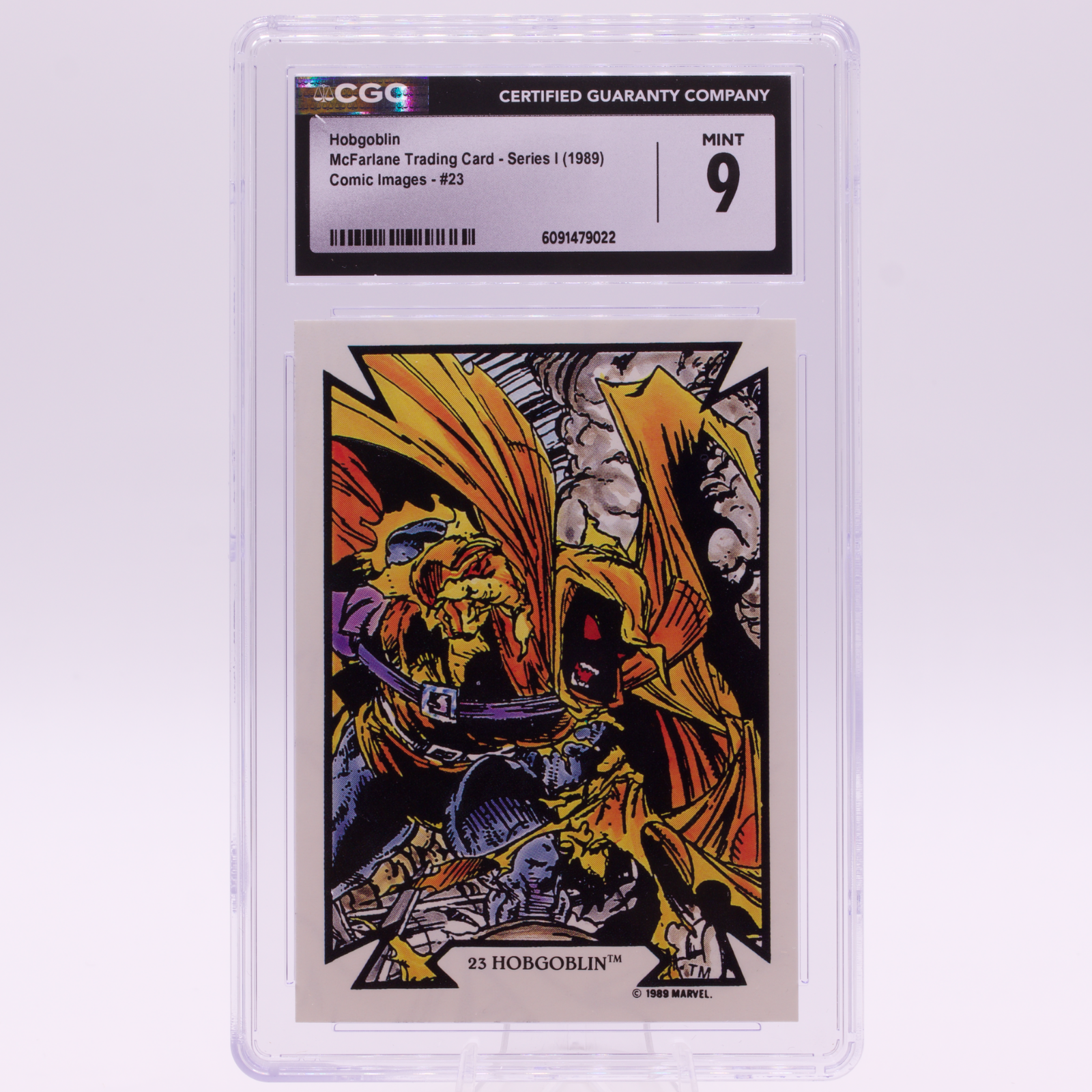 1989 McFarlane Comic Images Hobgoblin #23 CGC 9 MINT Marvel Trading Card