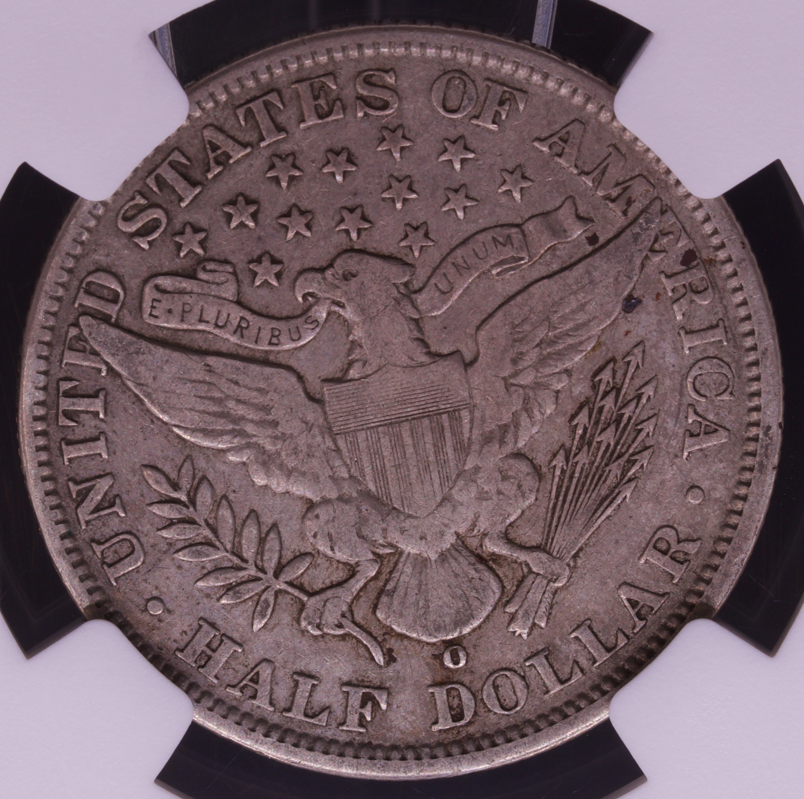 1904-O Barber Half Dollar 50C NGC VF25 — Scarce New Orleans Semi-Key Date