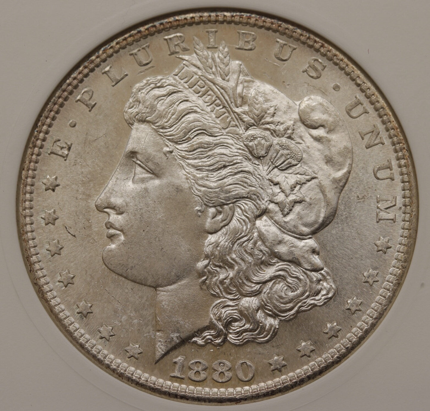 1880/79-S $1 Morgan Silver Dollar ANACS MS64 TOP 100 VAM-8 Med S *Mirror Like*