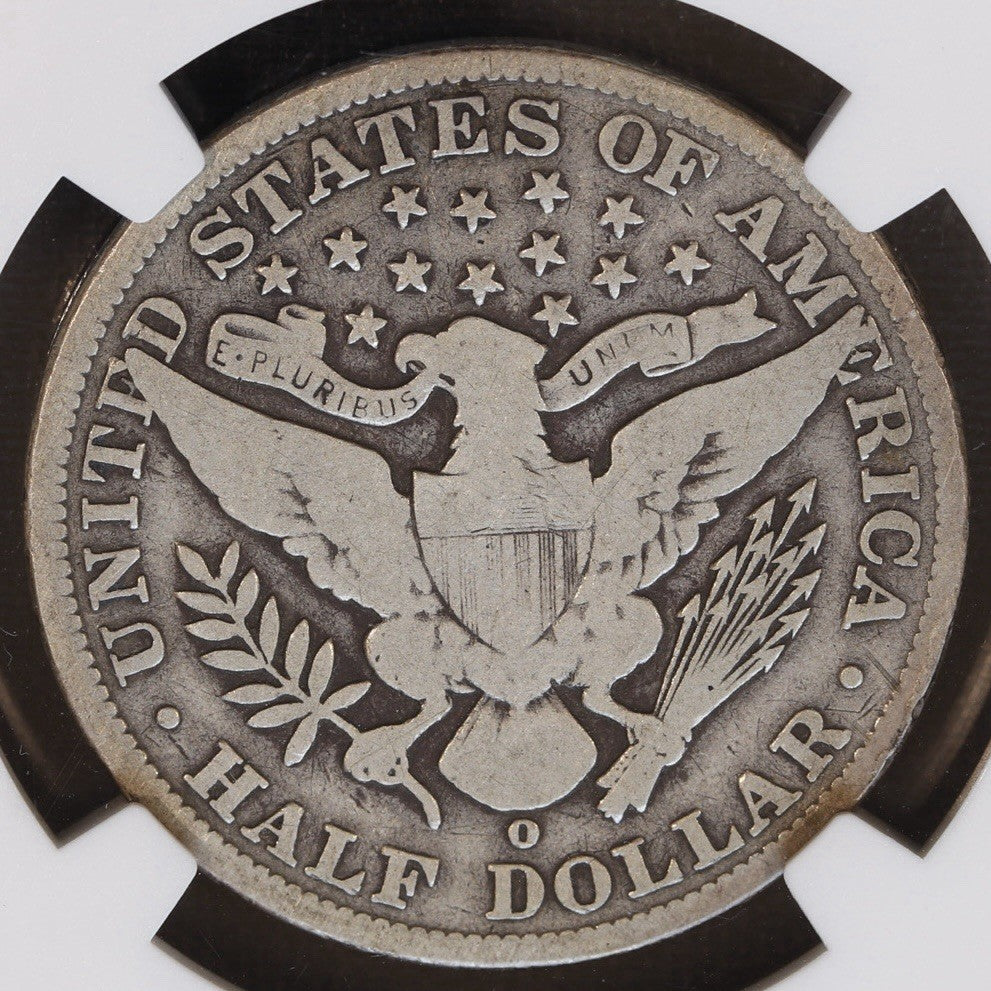 1906-O Barber Half Dollar 50C NGC G6 • Early Circulated U.S. Silver Coin