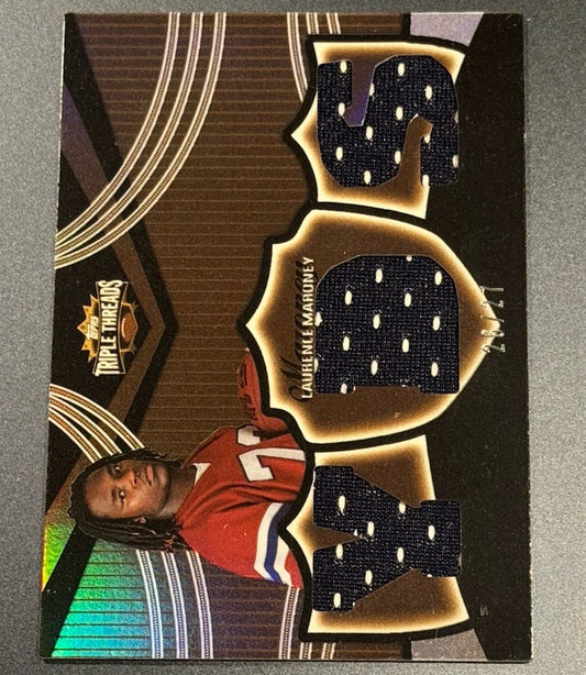 2006 Topps Triple Threads Laurence Maroney Relic Jersey Card /27 • YDS Design