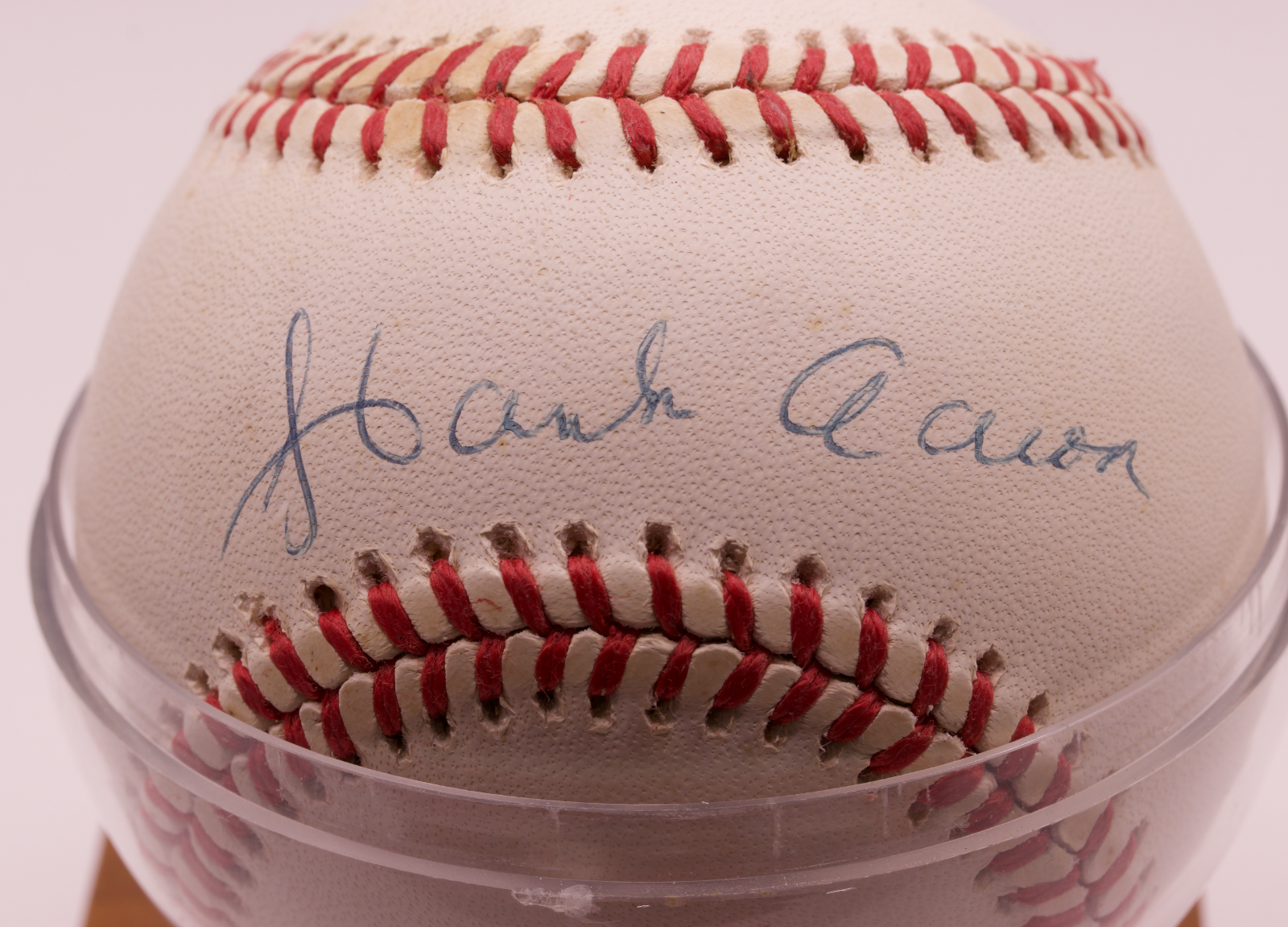 Hank Aaron Signed Official NL Baseball Score Board COA Braves HOF 755 Home Runs
