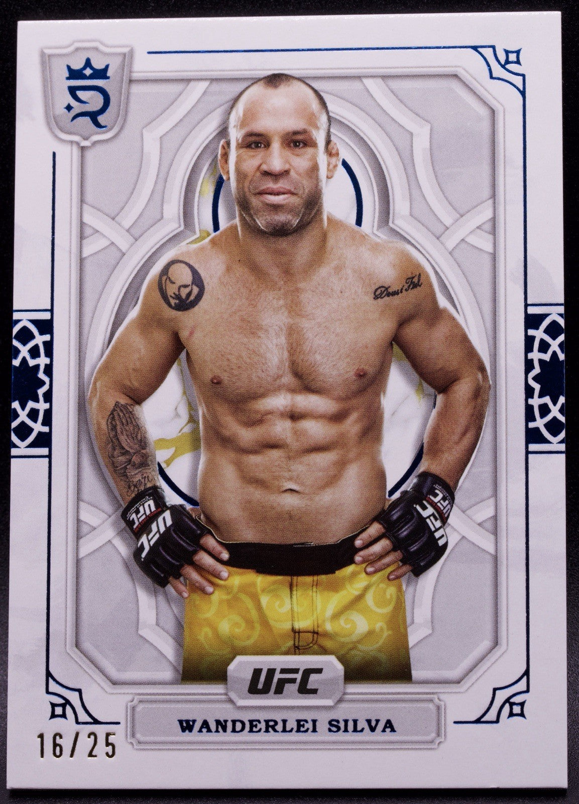 2024 Topps Royalty UFC Wanderlei Silva Blue Parallel /25 #44 - HOF Legend