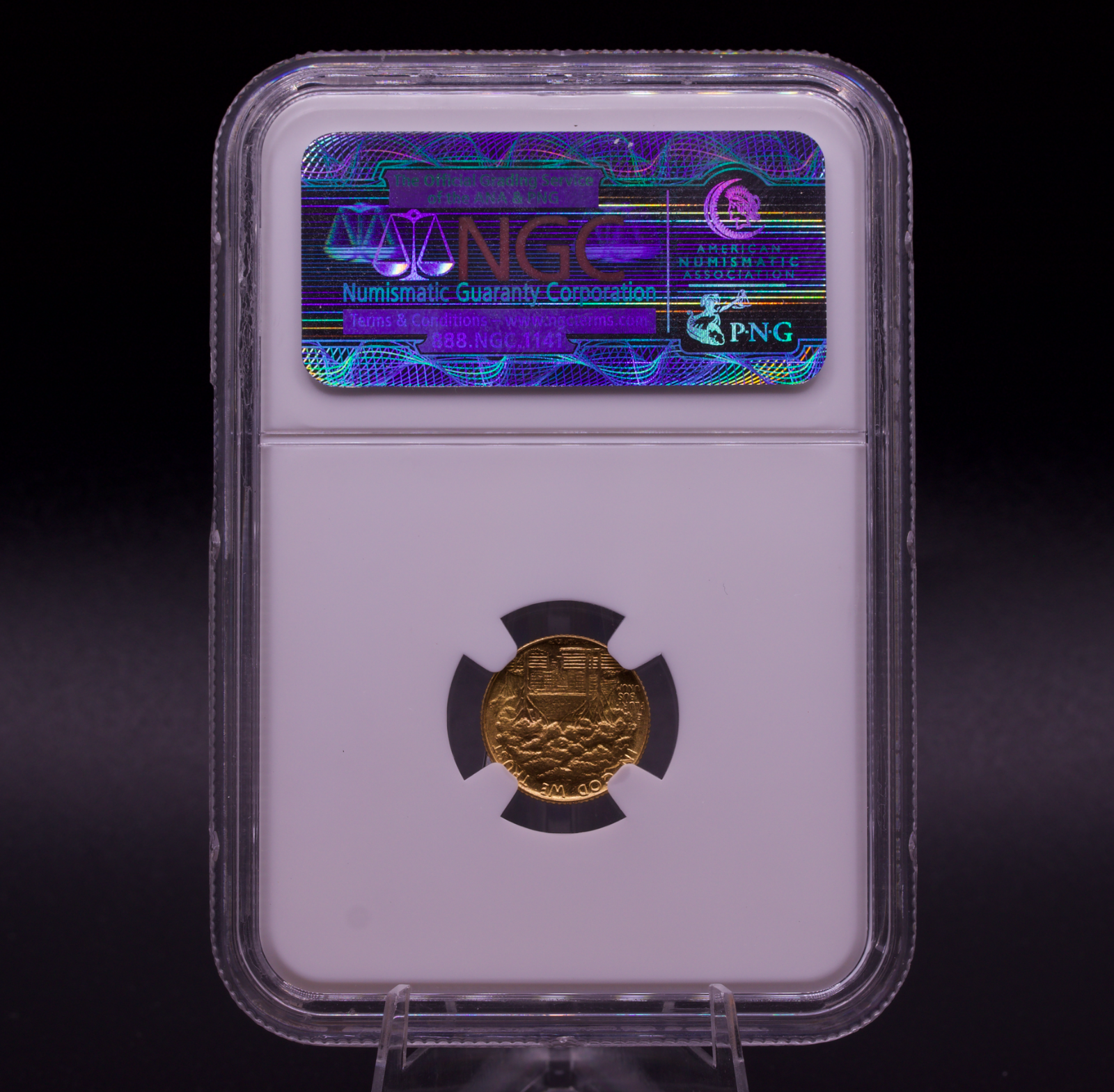 1922 US Ulysses S. Grant Gold Commemorative G$1 NGC MS67 Certified Gold Dollar