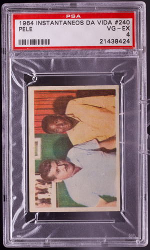 1964 Instantaneos Da Vida Do Rei Pele #240 Pelé PSA 4 VG-EX Brazil Soccer Card