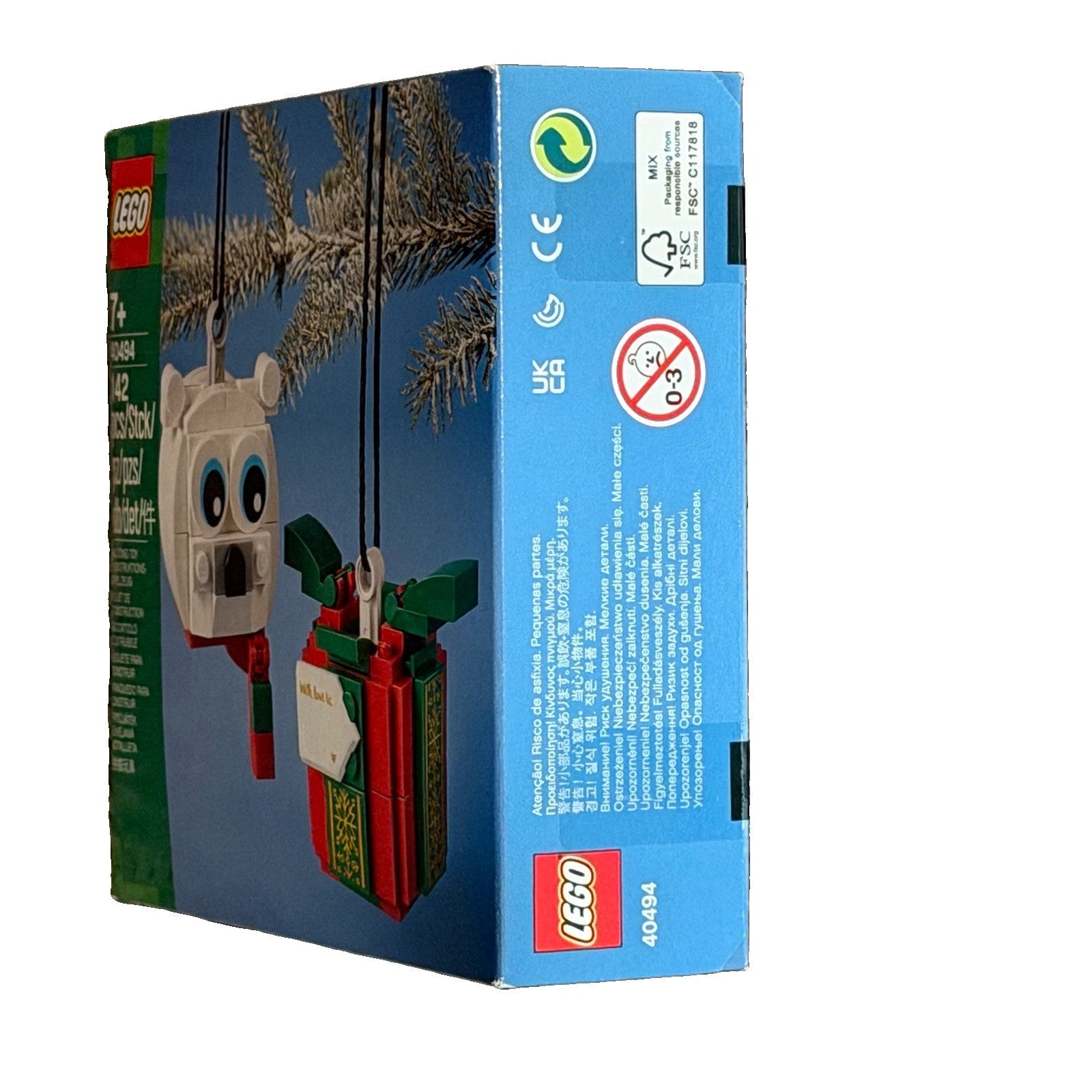LEGO 40494 Polar Bear & Gift Pack Christmas Tree Ornament Set NEW SEALED Retired