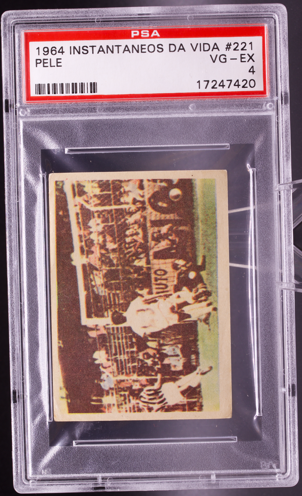 1964 Instantaneos Da Vida Do Rei Pele #227 Pelé PSA 4 POP 1 None Higher !