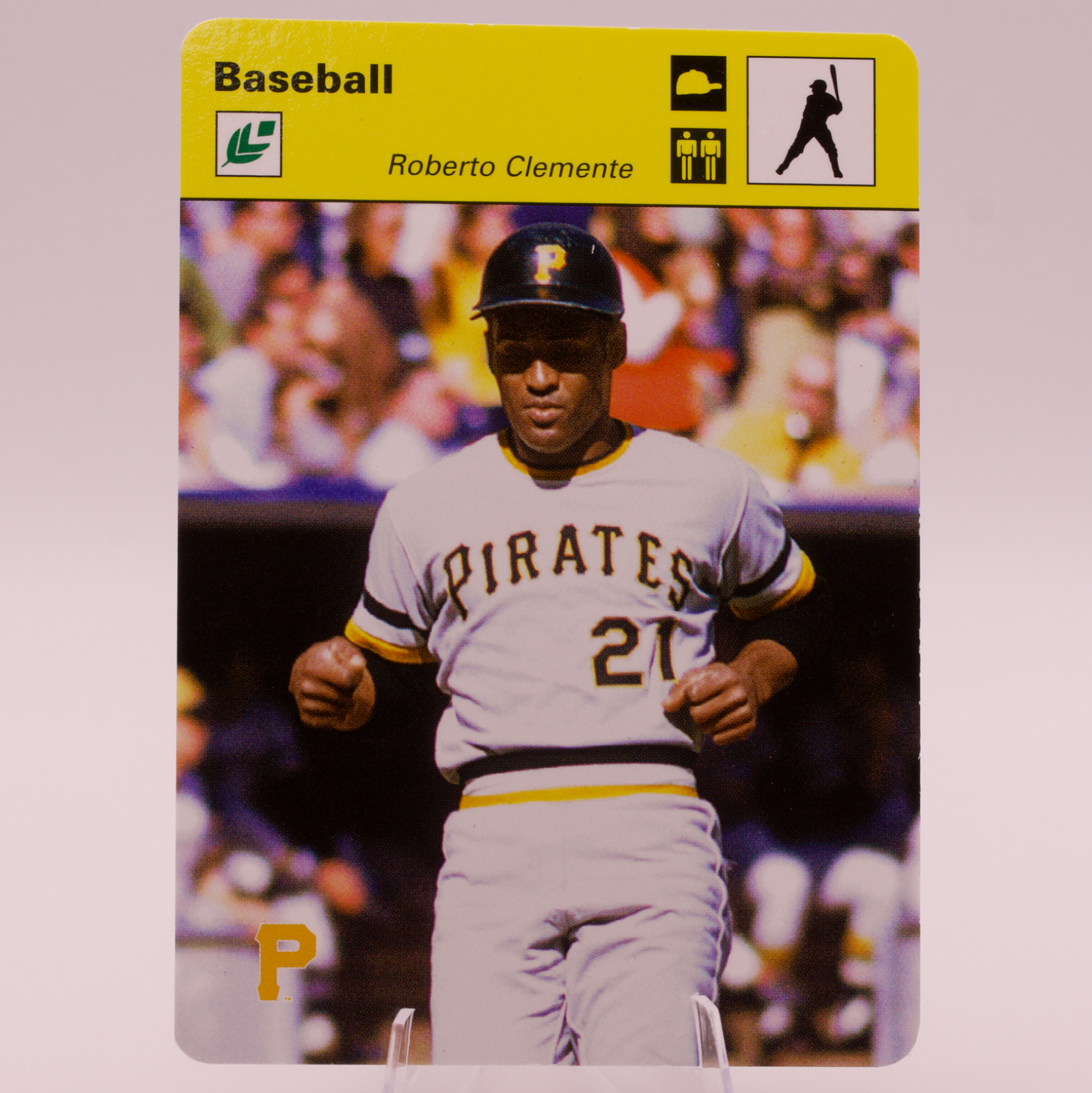 2005 Donruss Sportscaster Roberto Clemente #40 Pirates Yellow Serial /30