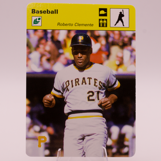 2005 Donruss Sportscaster Roberto Clemente #40 Pirates Yellow Serial /30