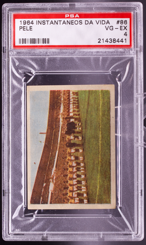 1964 Instantaneos Da Vida Do Rei Pele #86 Pelé PSA 4 VG-EX Brazil Soccer Card