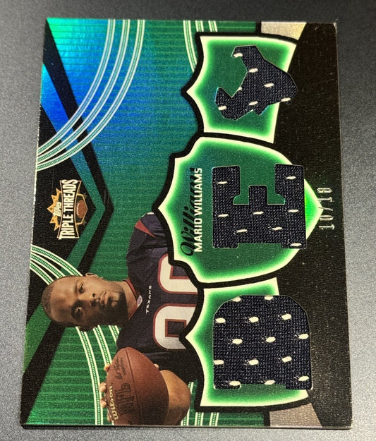 2006 Topps Triple Threads Mario Williams Relic #10/18 Emerald