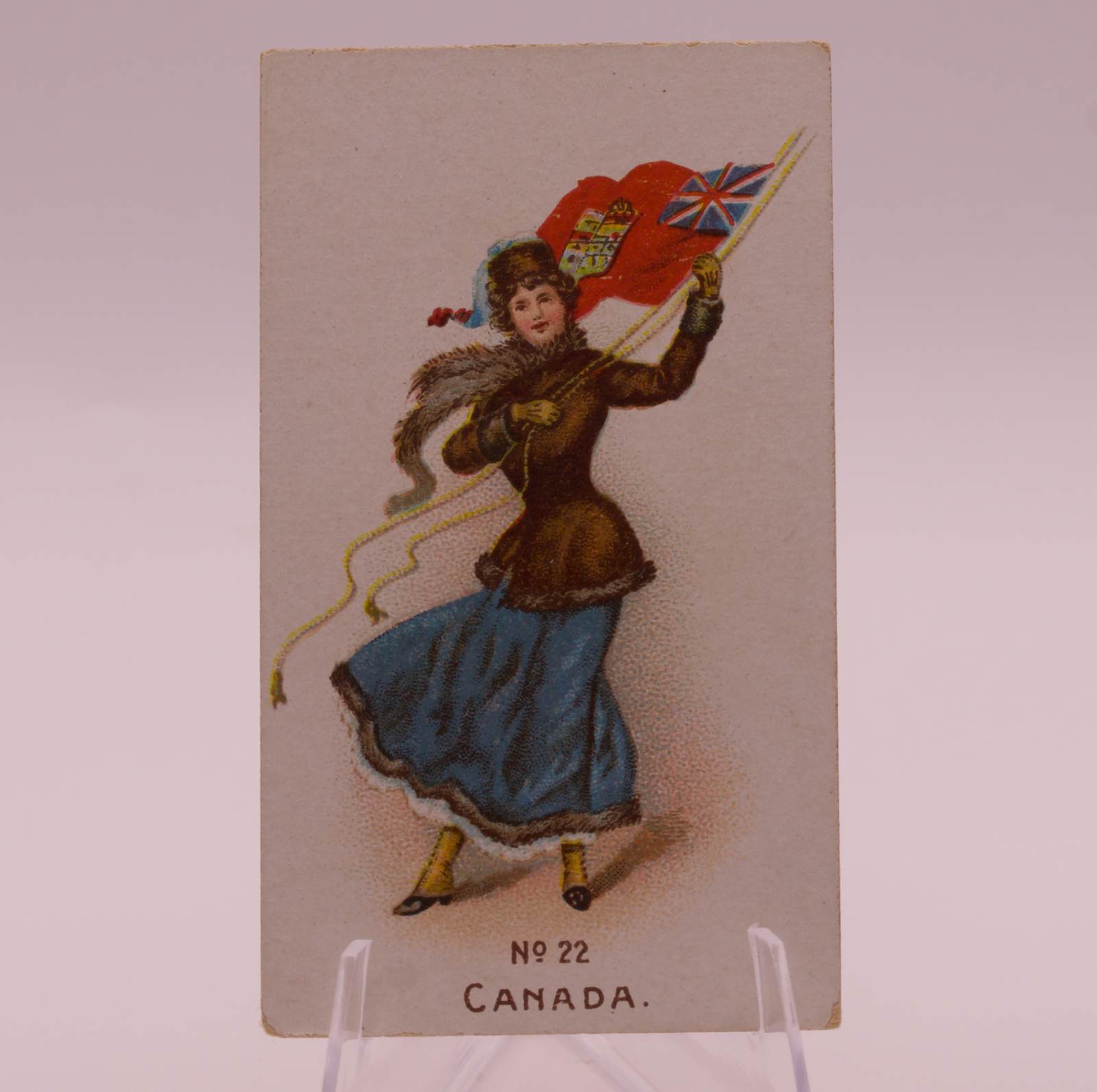 Wills United Service Cigarettes Card No. 22 Canada Antique Tobacco Card Bristol