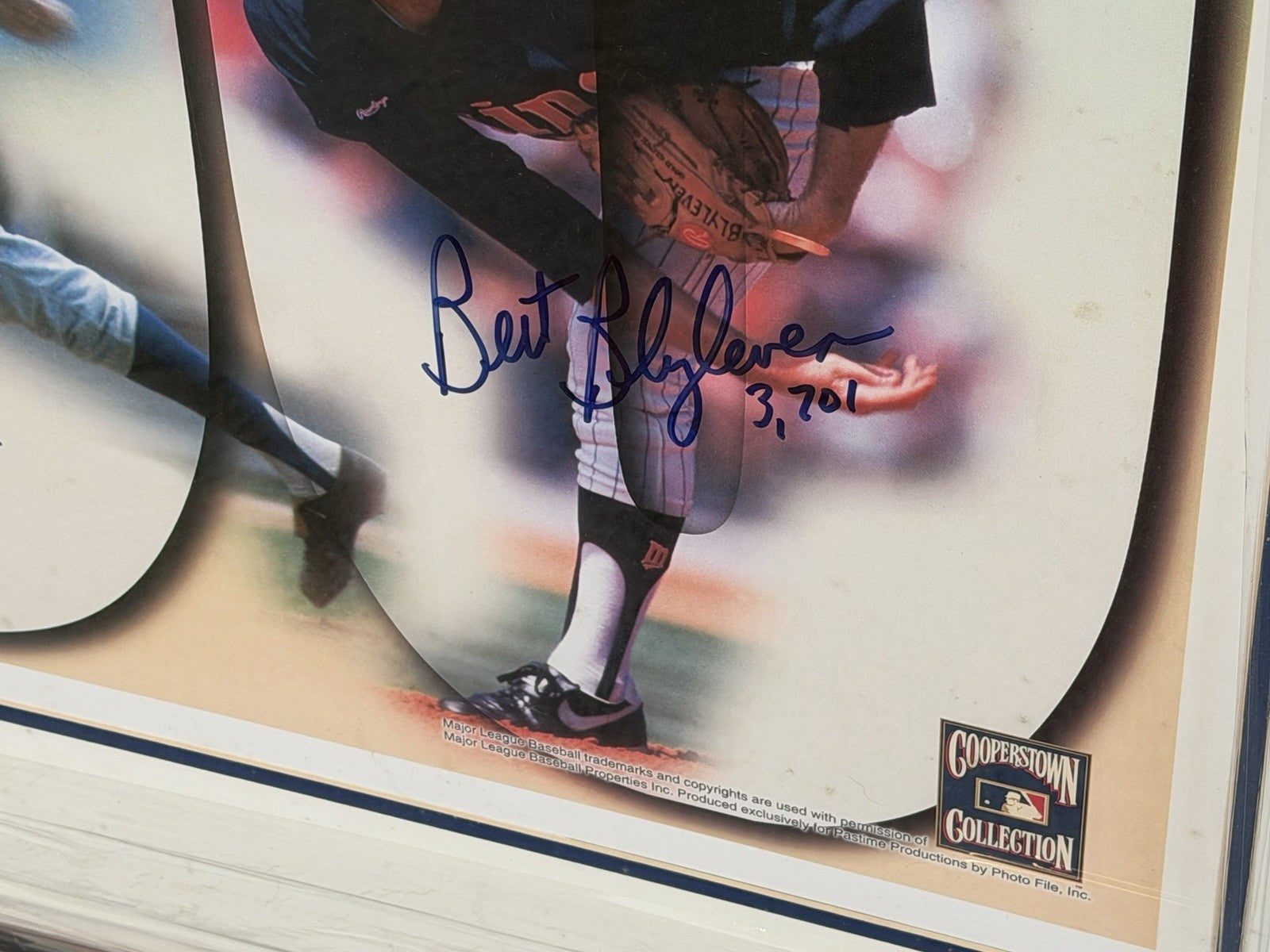 3000 Strikeout Club Signed Print /100 Nolan Ryan Seaver Carlton Clemens Gibson