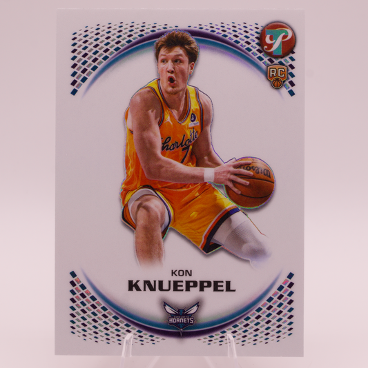 2025-26 Topps Pristine Kon Knueppel Refractor Rookie RC #112 Charlotte Hornets