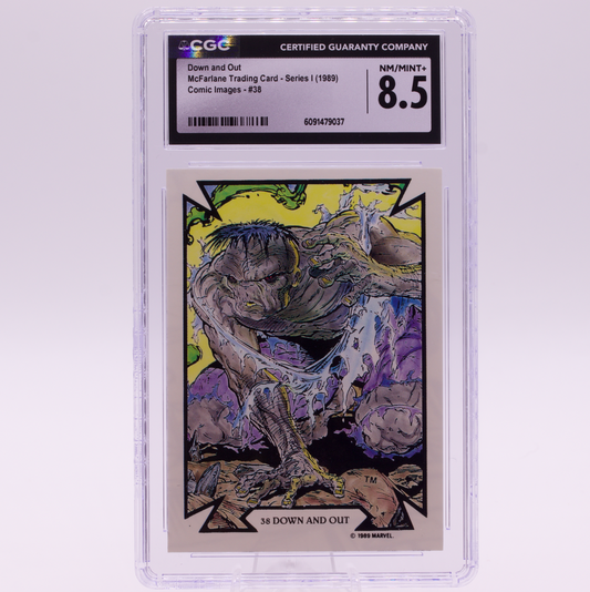 1989 Comic Images Todd McFarlane Down and Out #38 CGC 8.5 Hulk