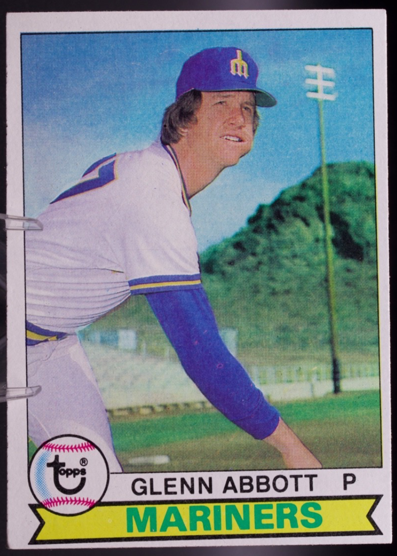 1979 Topps #497 Glenn Abbott Seattle Mariners P Vintage Baseball Card