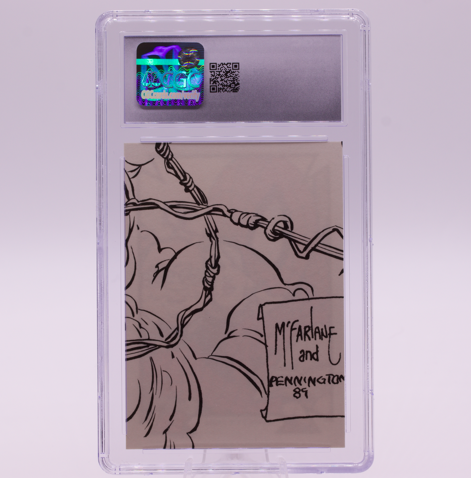 1989 Comic Images Todd McFarlane Price of Fame #10 CGC 9 MINT Marvel