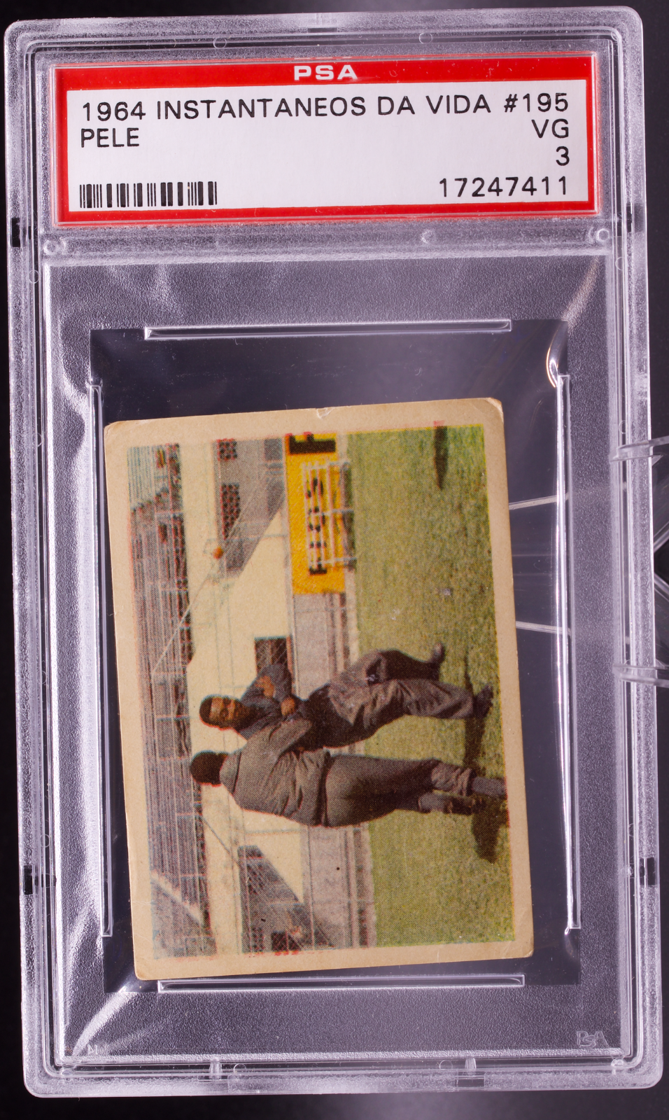 1964 Instantaneos Da Vida #195 Pele PSA 3 VG Fitness Training Brazil Soccer