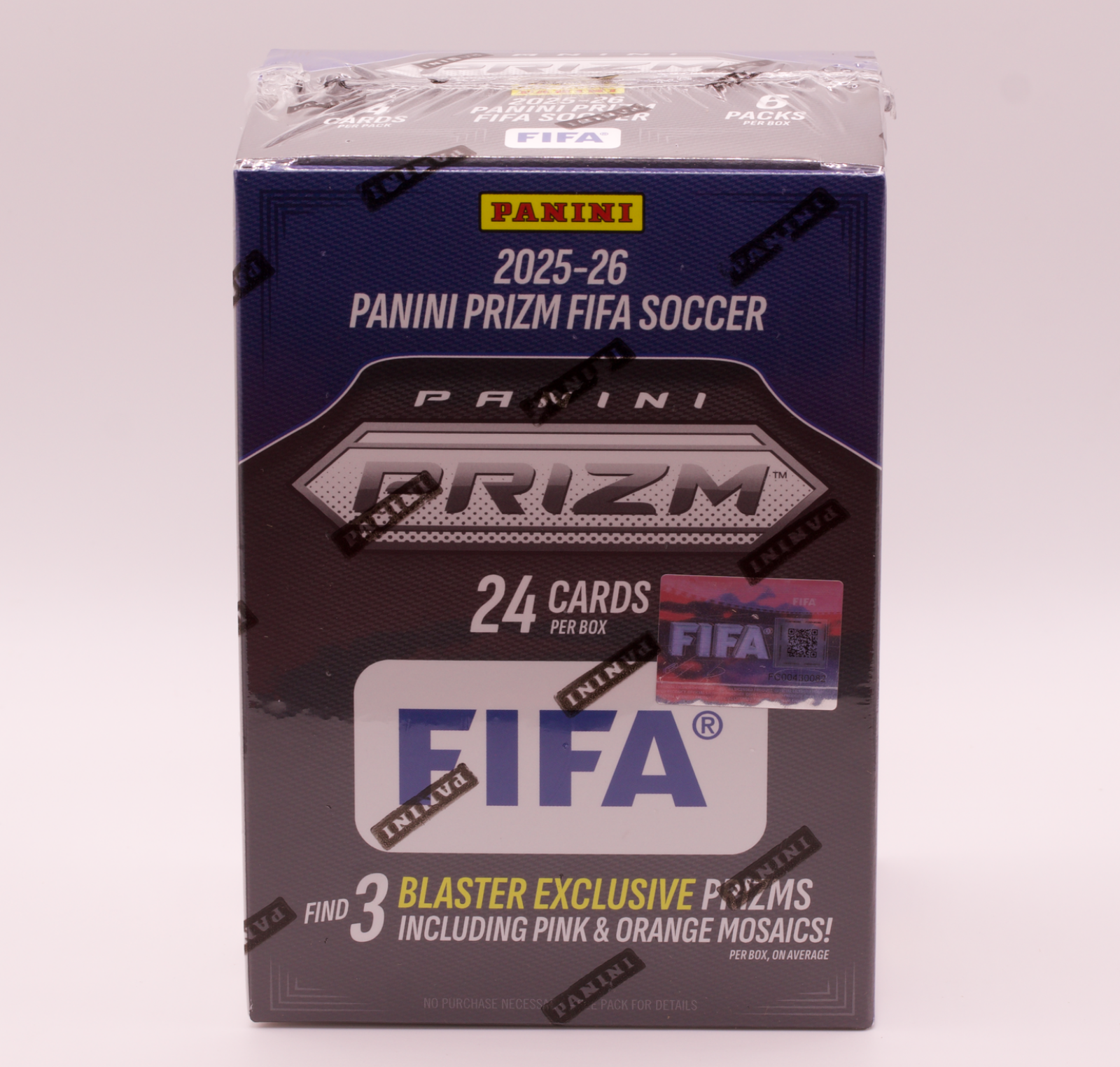 2025-26 Panini Prizm FIFA Soccer Blaster Box Factory Sealed 6 Packs 24 Cards