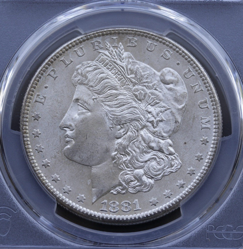 1881-S Morgan Silver Dollar $1 PCGS MS64 Graded Coin • 90 % Silver SF Mint