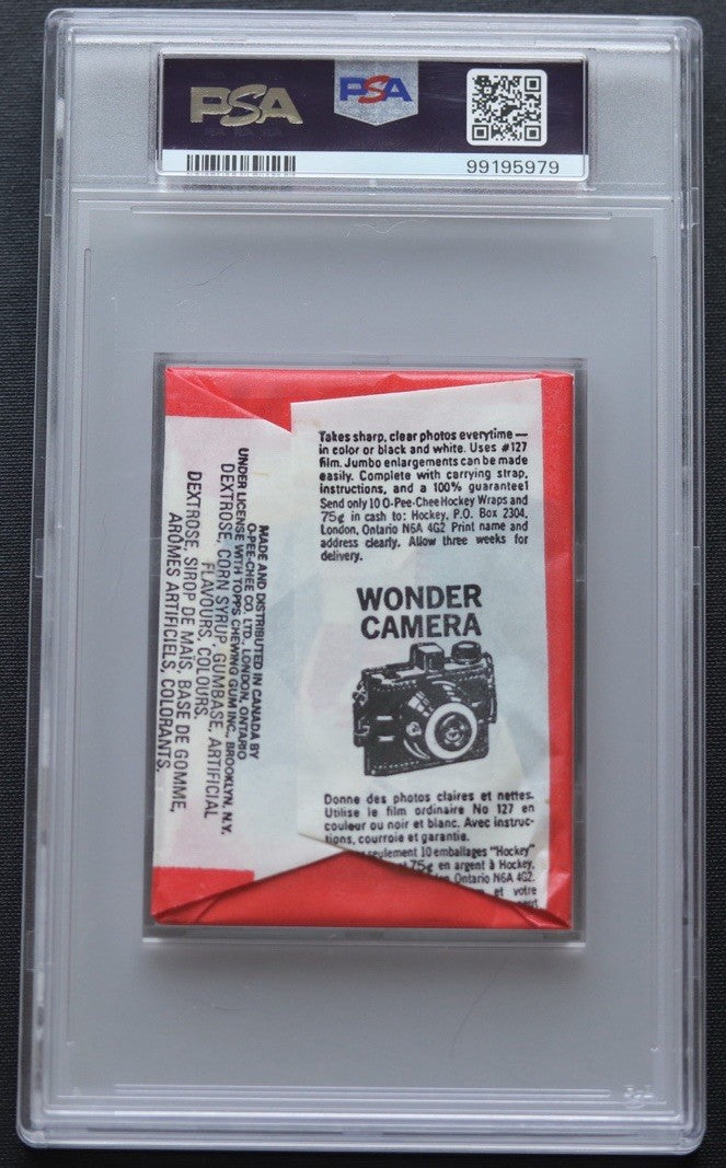 1976 O-Pee-Chee WHA Hockey Wax Pack PSA 8 • Sealed Vintage OPC • Scarce Issue