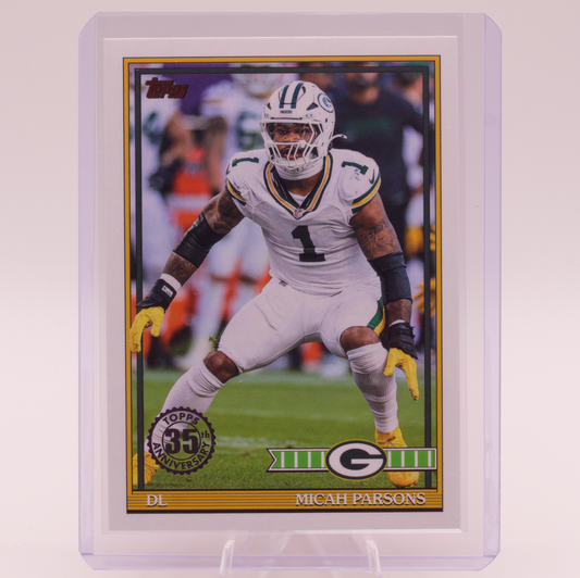2026 Topps Micah Parsons 1991 35th Anniversary 91TF-40 Green Bay Packers Insert