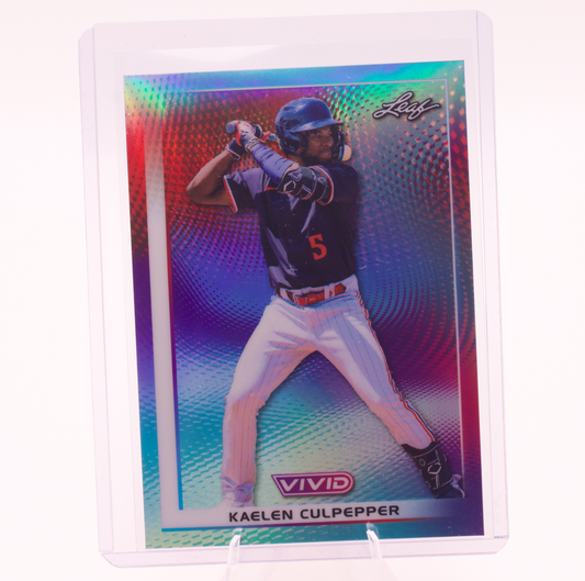 2026 Leaf Vivid Kaelen Culpepper #112 /35 Twins Rookie Card Numbered Baseball