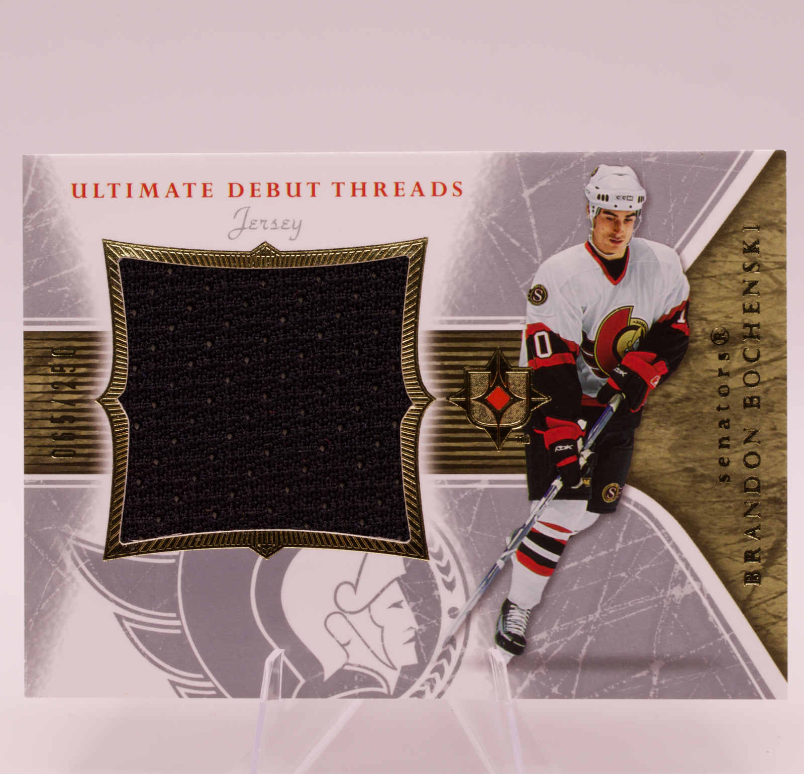 2005-06 Upper Deck Ultimate Collection Brandon Bochenski Debut Threads Jersey