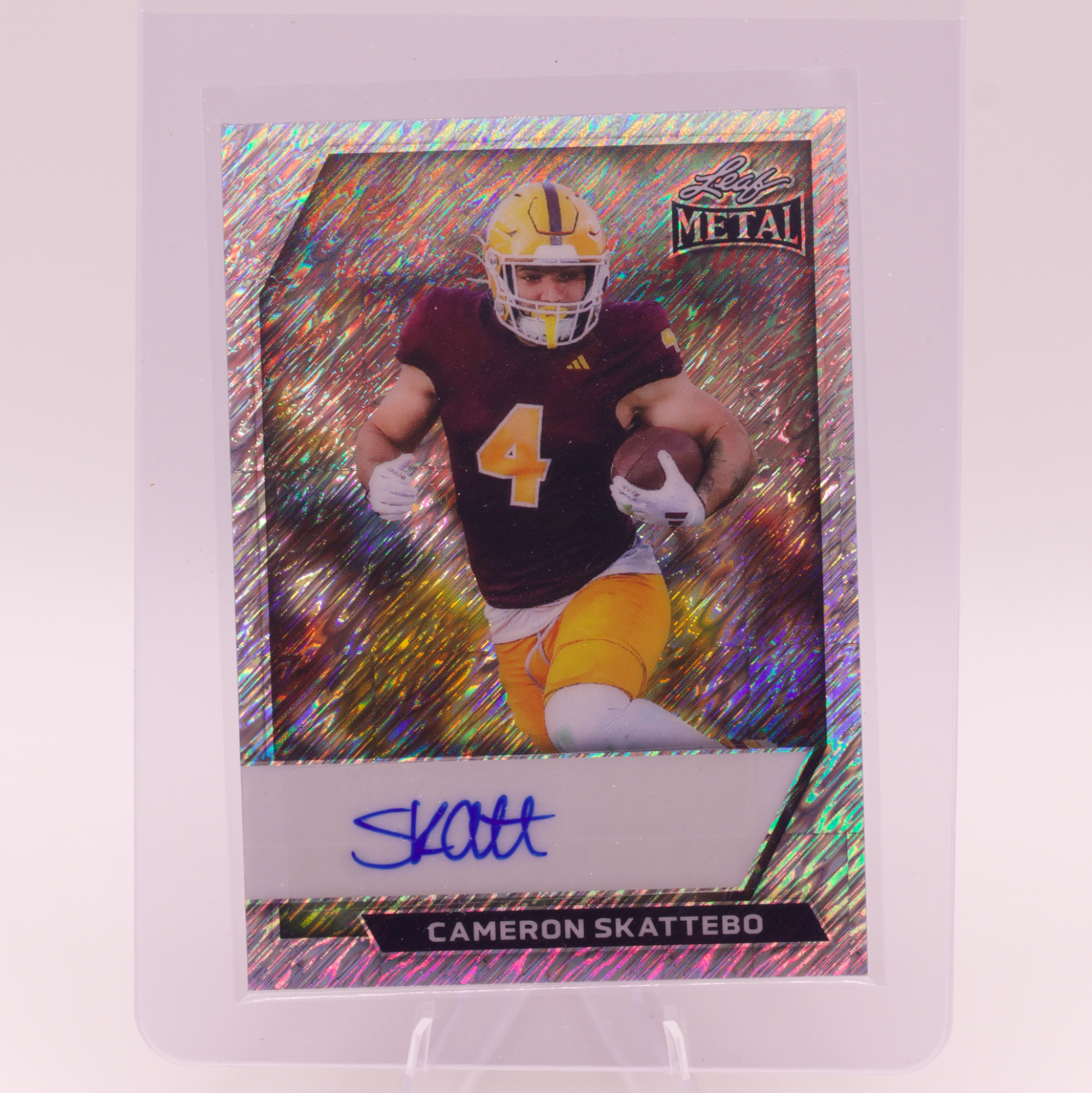 2026 Leaf Metal Cameron Skattebo Autograph /12 Arizona State Sun Devils Giants
