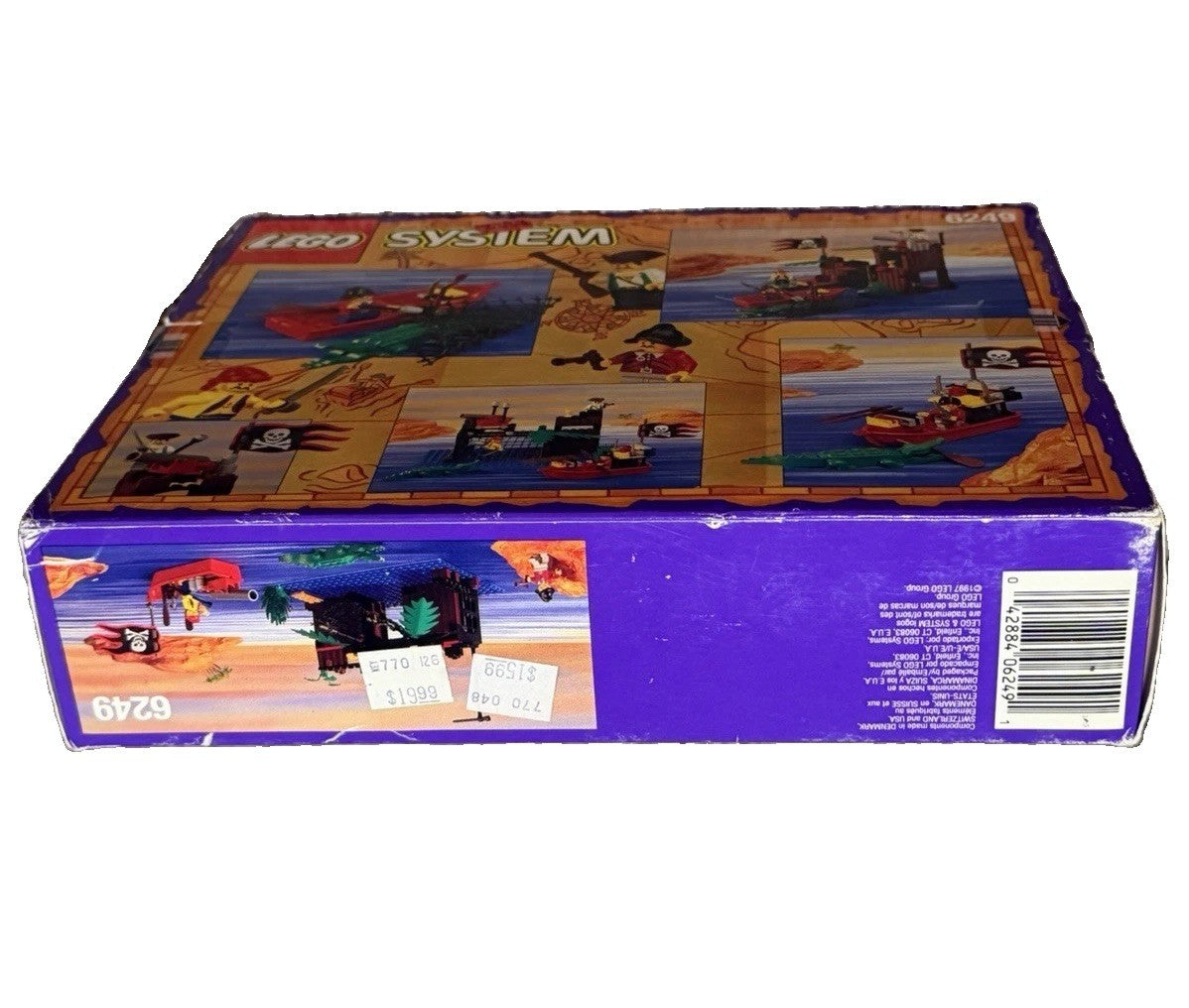 1997 LEGO Pirates Ambush 6249 NEW SEALED Vintage Box Wear Crocodile