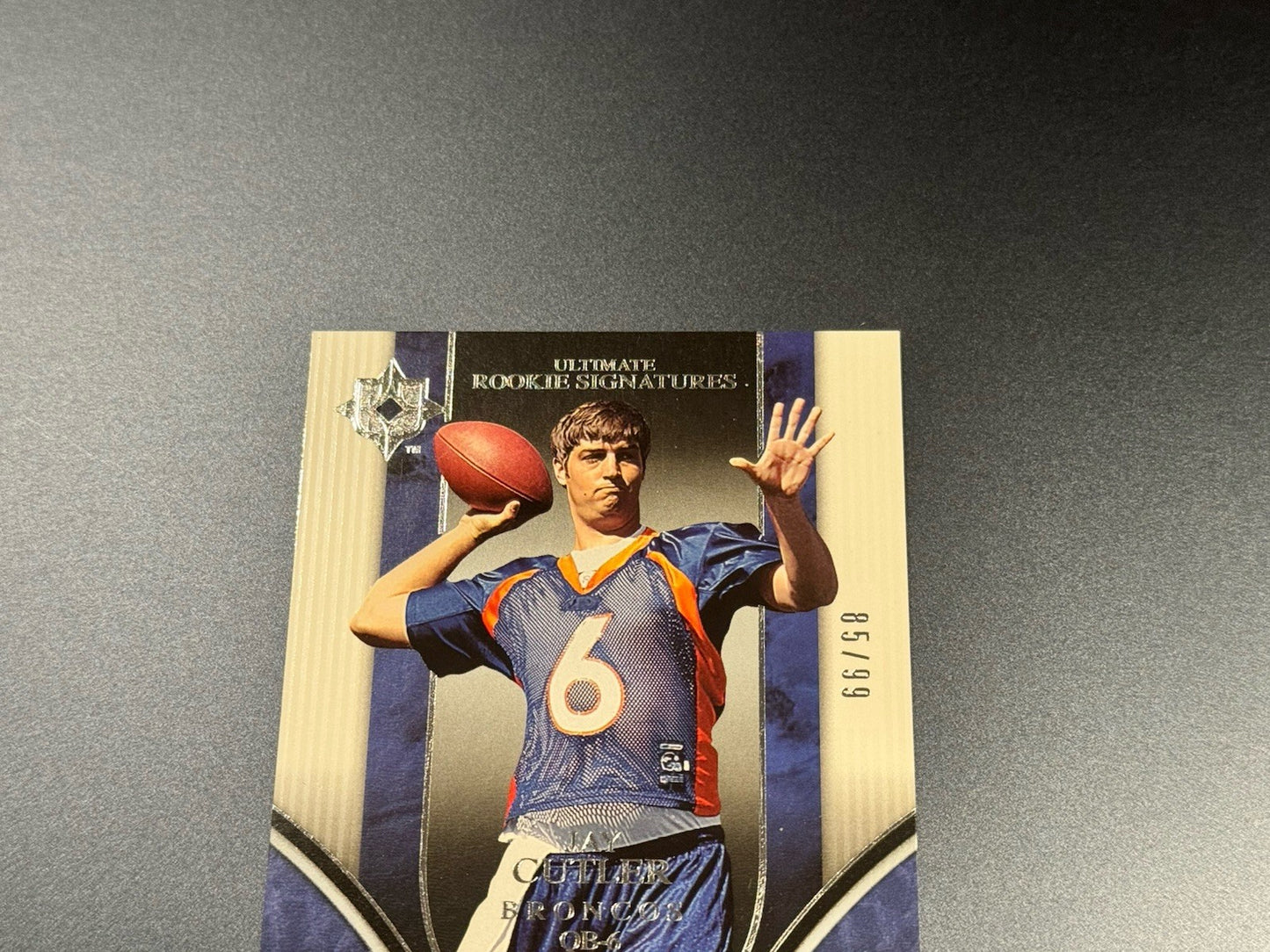 2006 Ultimate Collection Jay Cutler Rookie Auto RC #85/99 • Denver Broncos QB