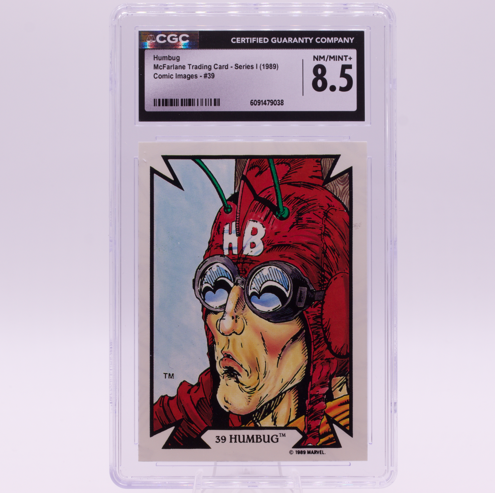 1989 McFarlane Comic Images Humbug #39 CGC 8.5 NM/MINT+ Marvel Trading Card