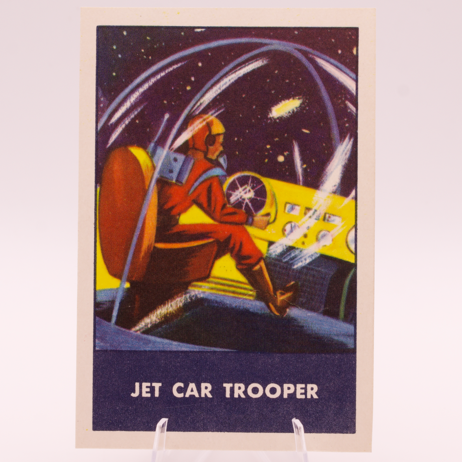 1953 Ralston Purina Space Patrol Jet Car Trooper F280-3 Chex Cereal Card Sci-Fi