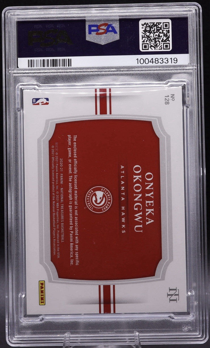 2020 NT Onyeka Okongwu RPA /49 PSA 8 Auto 10 • Bronze Patch RC #128
