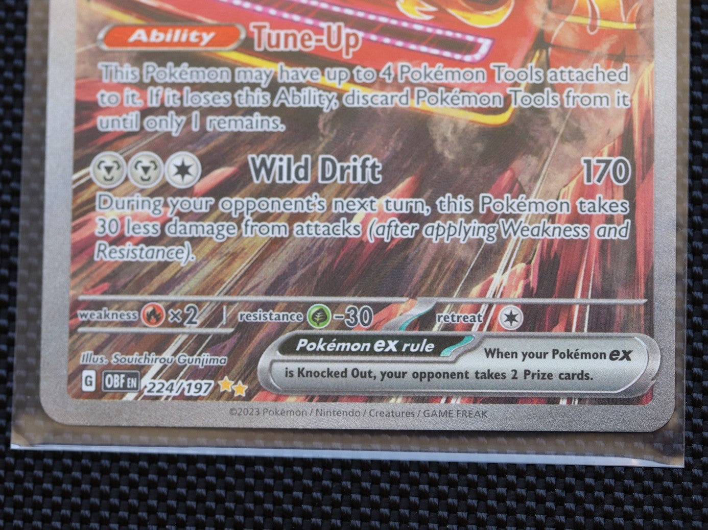Revavroom ex -  224/197 Special Illustration Rare Obsidian Flames Pokemon TCG NM