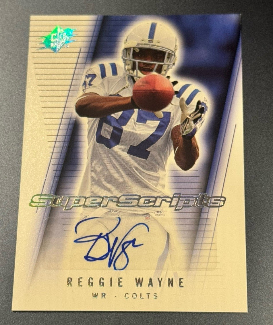 2006 Upper Deck Signature Shots Reggie Wayne Auto • On-Card Colts HOF WR SSP