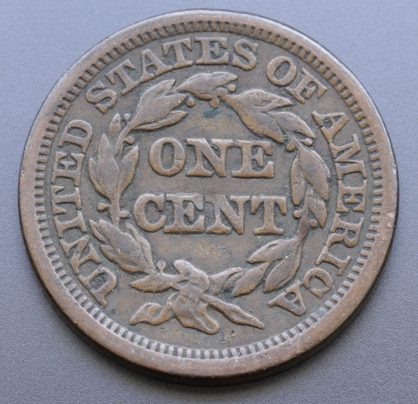 1848 Braided Hair Large Cent • Early Copper Coin - Full LIBERTY Visible