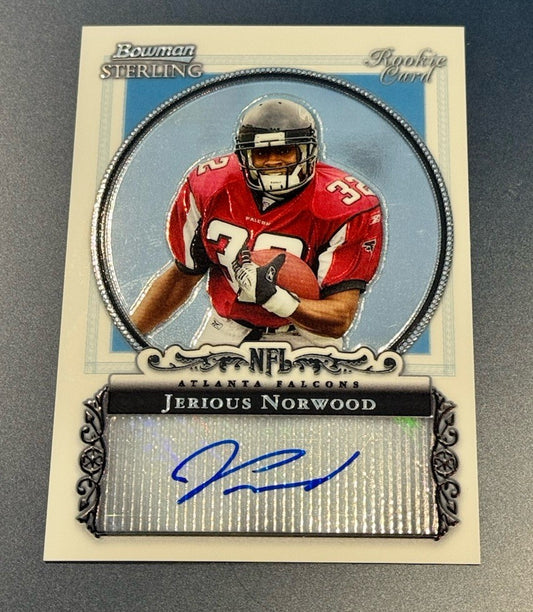 2006 Bowman Sterling Auto Jerious Norwood #BS-JN Rookie Auto RC