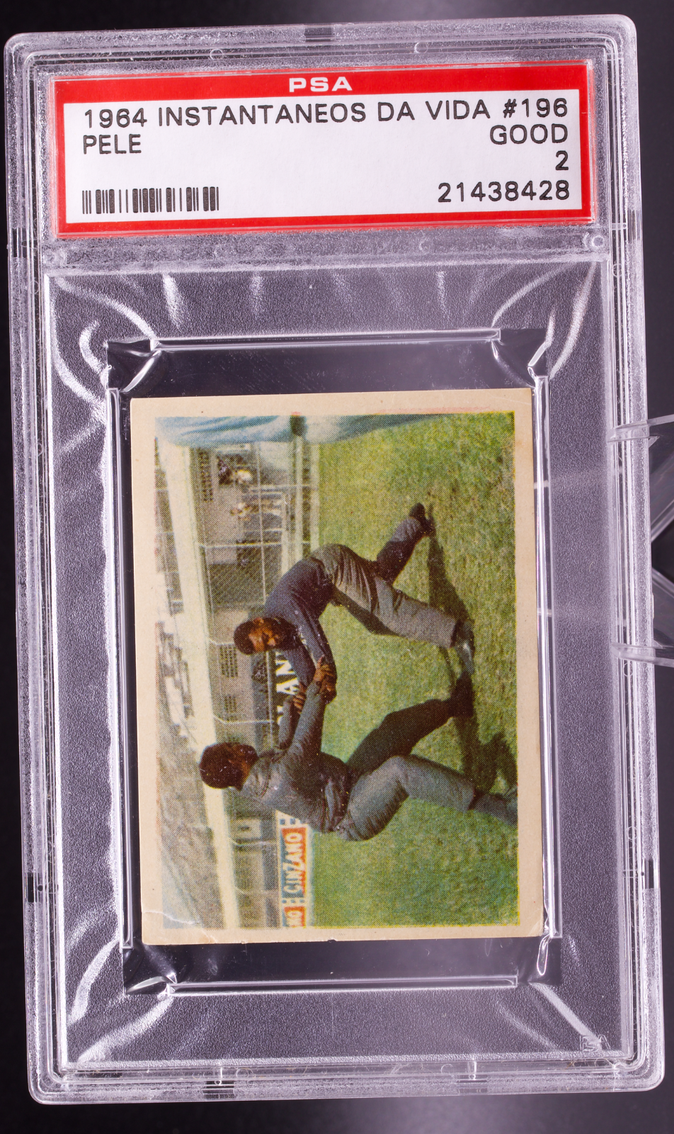 1964 Instantaneos Da Vida #196 Pele PSA 2 VG Lima Training Brazil Soccer Card