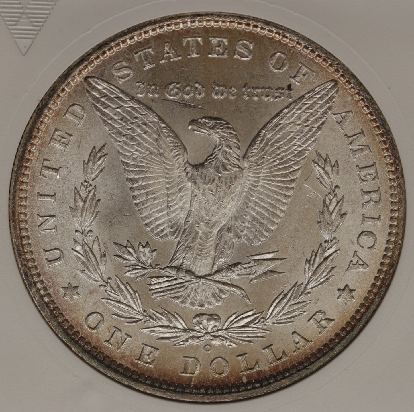 1880 8/7-O Morgan Silver Dollar ANACS MS62 Top 100 VAM-6A Overdate Variety Gem