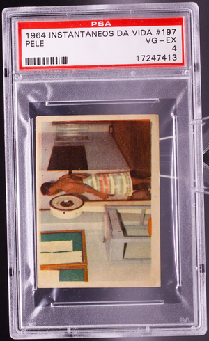 1964 Instantaneos Da Vida #197 Pele PSA 4 VG-EX Weigh In Scale Soccer Card