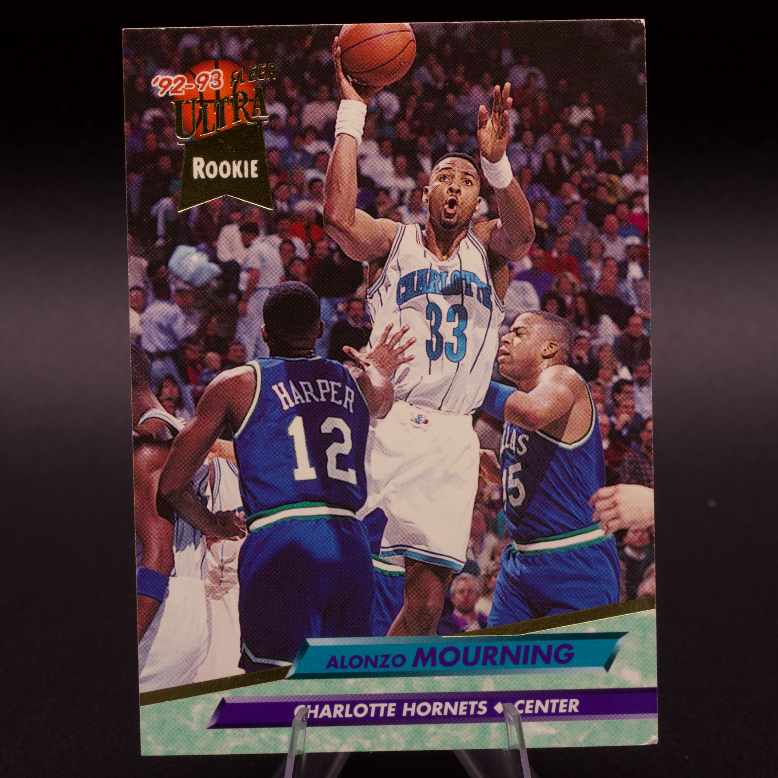 1992-93 Fleer Ultra Alonzo Mourning #234 Rookie RC Charlotte Hornets Georgetown