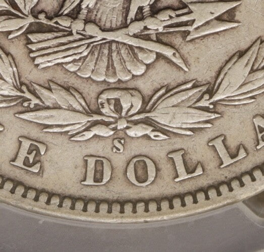 1895-S Morgan Silver Dollar PCGS Genuine VF Details Key Date Scarce Low Mintage