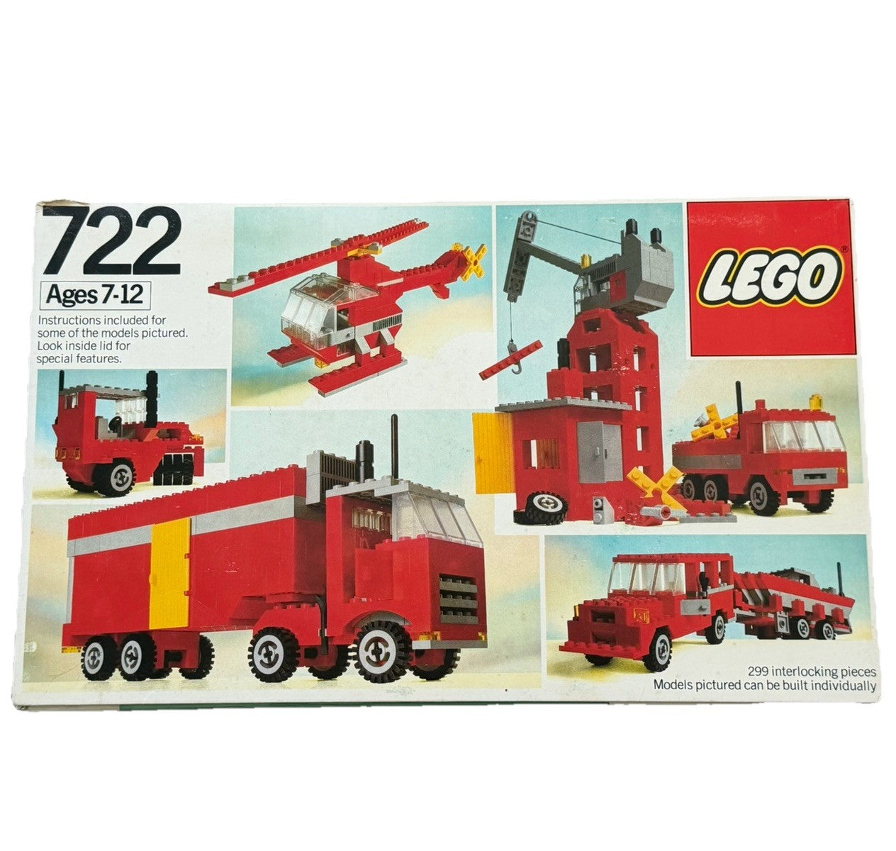 LEGO 722-1 Universal Building Set 1980 Factory Sealed Vintage Red Truck Set