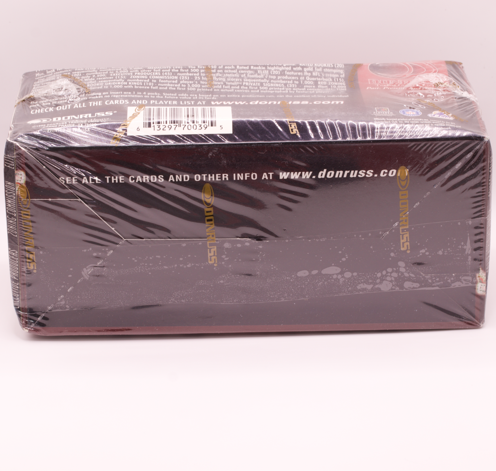 1999 Donruss Football Factory Sealed Hobby Box 24 Packs 7 Cards Per Pack NFL