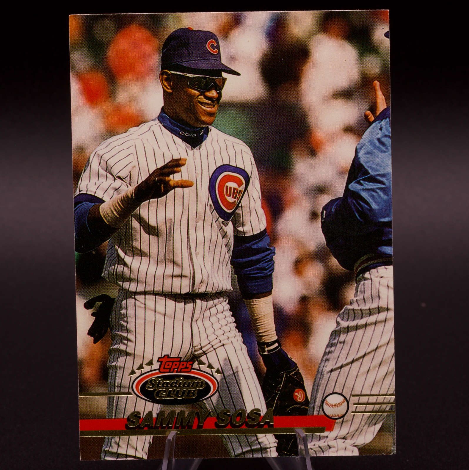 1993 Topps Stadium Club Sammy Sosa #531 Chicago Cubs Baseball Card Outfield