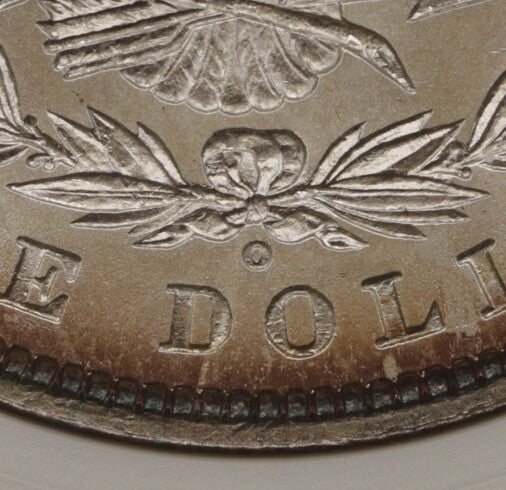 1880 8/7-O Morgan Silver Dollar ANACS MS62 Top 100 VAM-6A Overdate Variety Gem