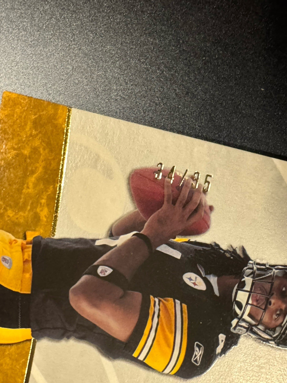 2006 Ultimate Collection Omar Jacobs Auto 35 Steelers Rookie QB Ultimate Scripts